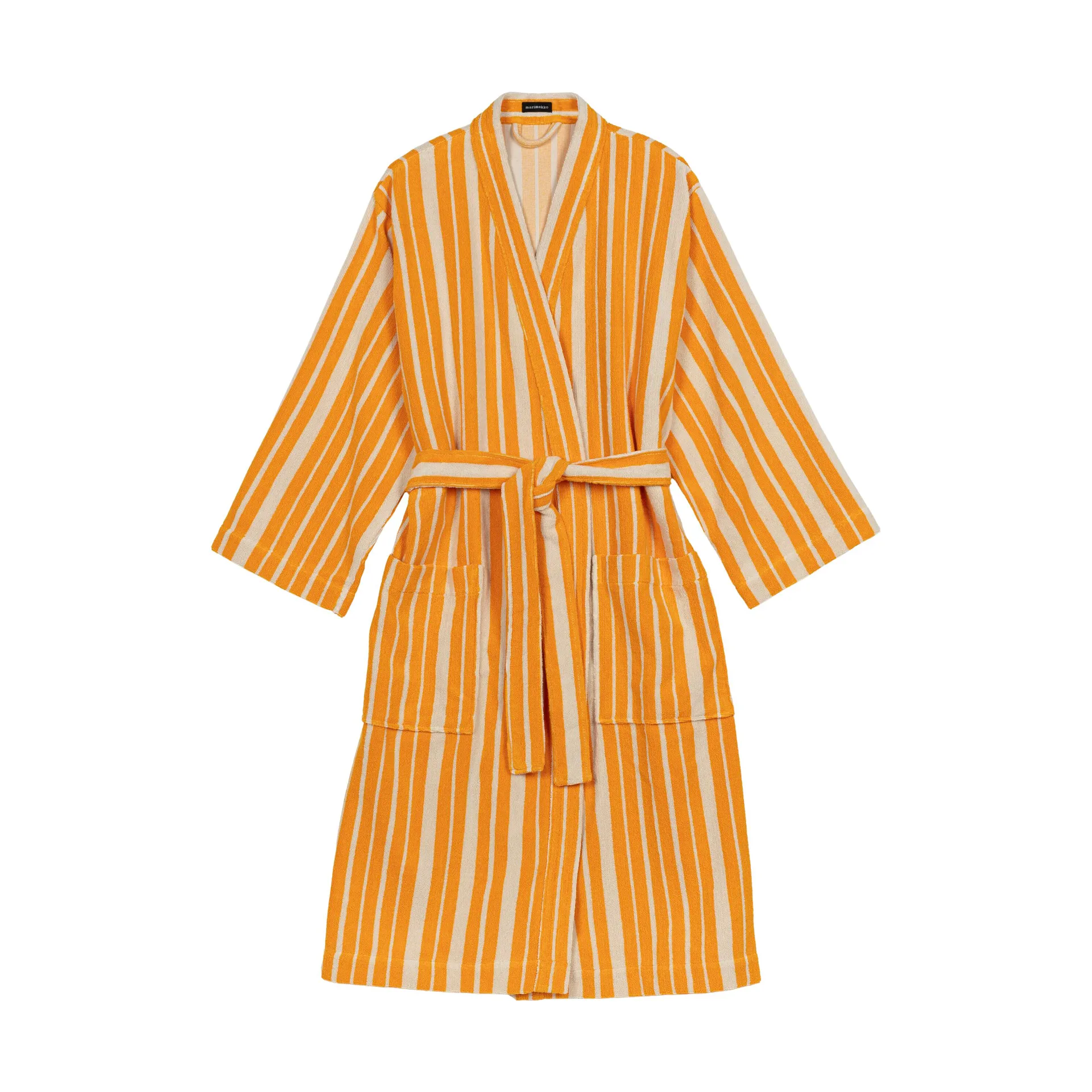 Raide bathrobe yellow, S Marimekko