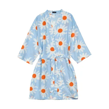 Rakastaa ei rakasta bathrobe - Orange-Off-white-light blue - Marimekko
