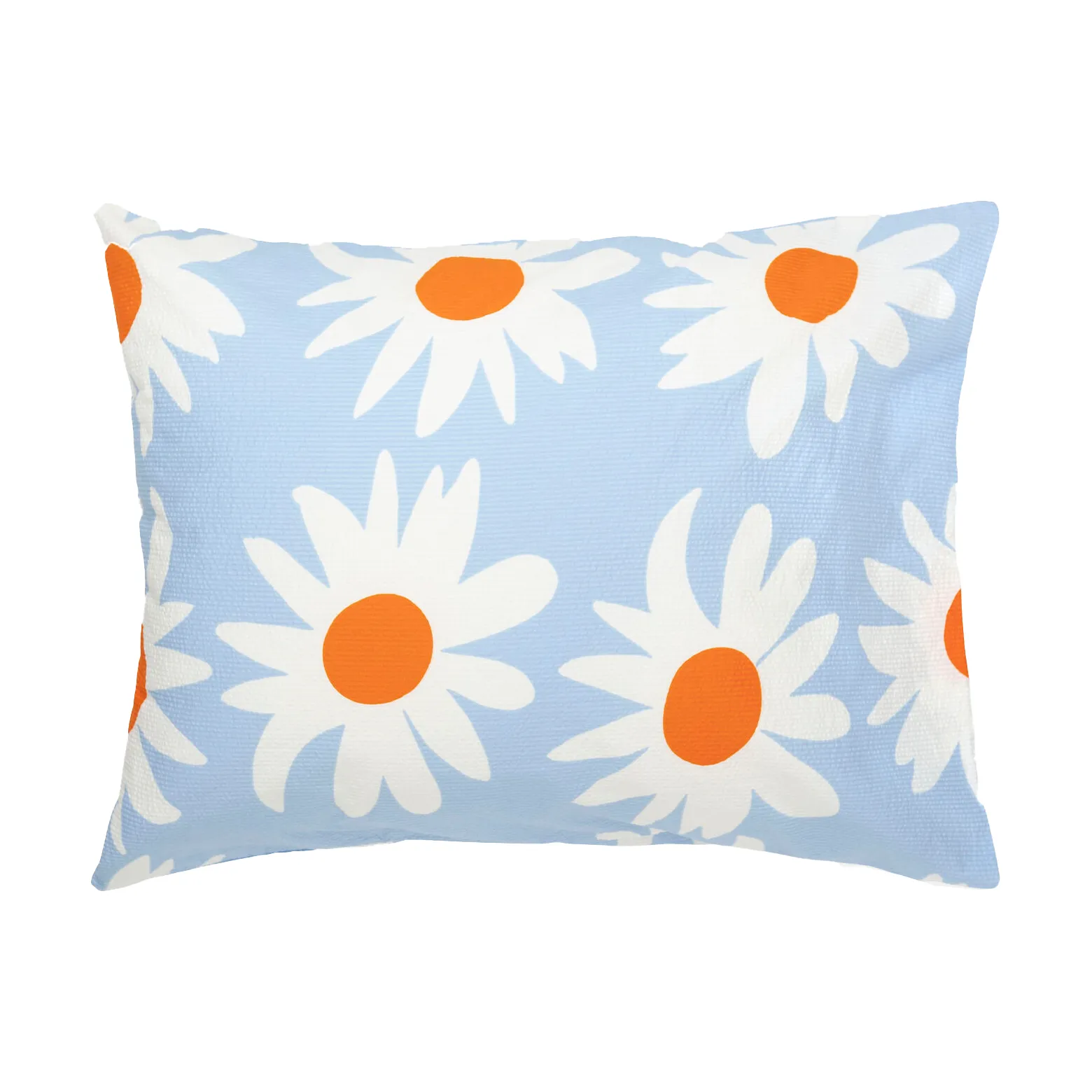 Rakastaa ei rakasta pillowcase 50x60 cm, Orange-Off-white-light blue Marimekko