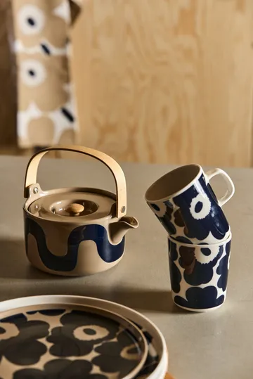Seireeni teapot 7 dl - Terra-dark blue - Marimekko