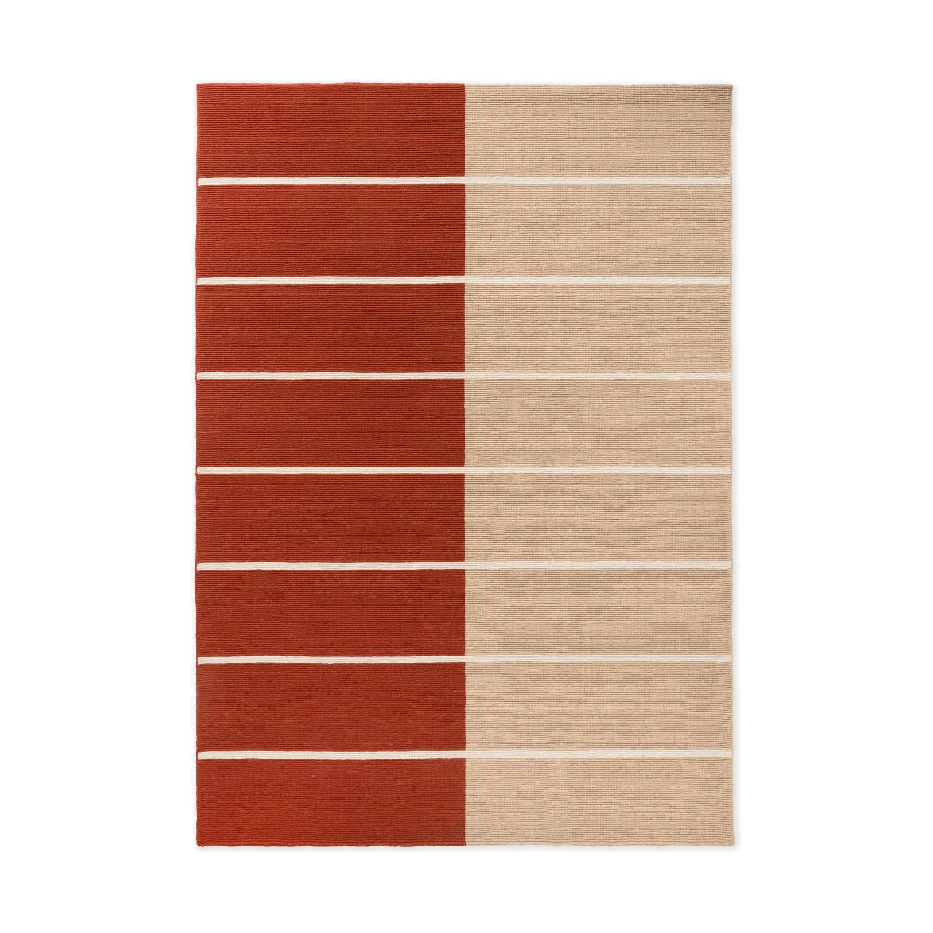 Tiibet wool rug, Burnt orange, 140x200 cm Marimekko