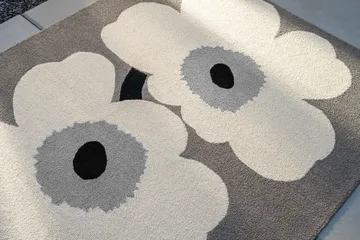Unikko anniversary outdoor rug - Grey, 160x230 cm - Marimekko