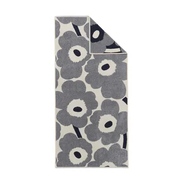 Unikko bath towel 70x150 cm - Off white-blueberry - Marimekko