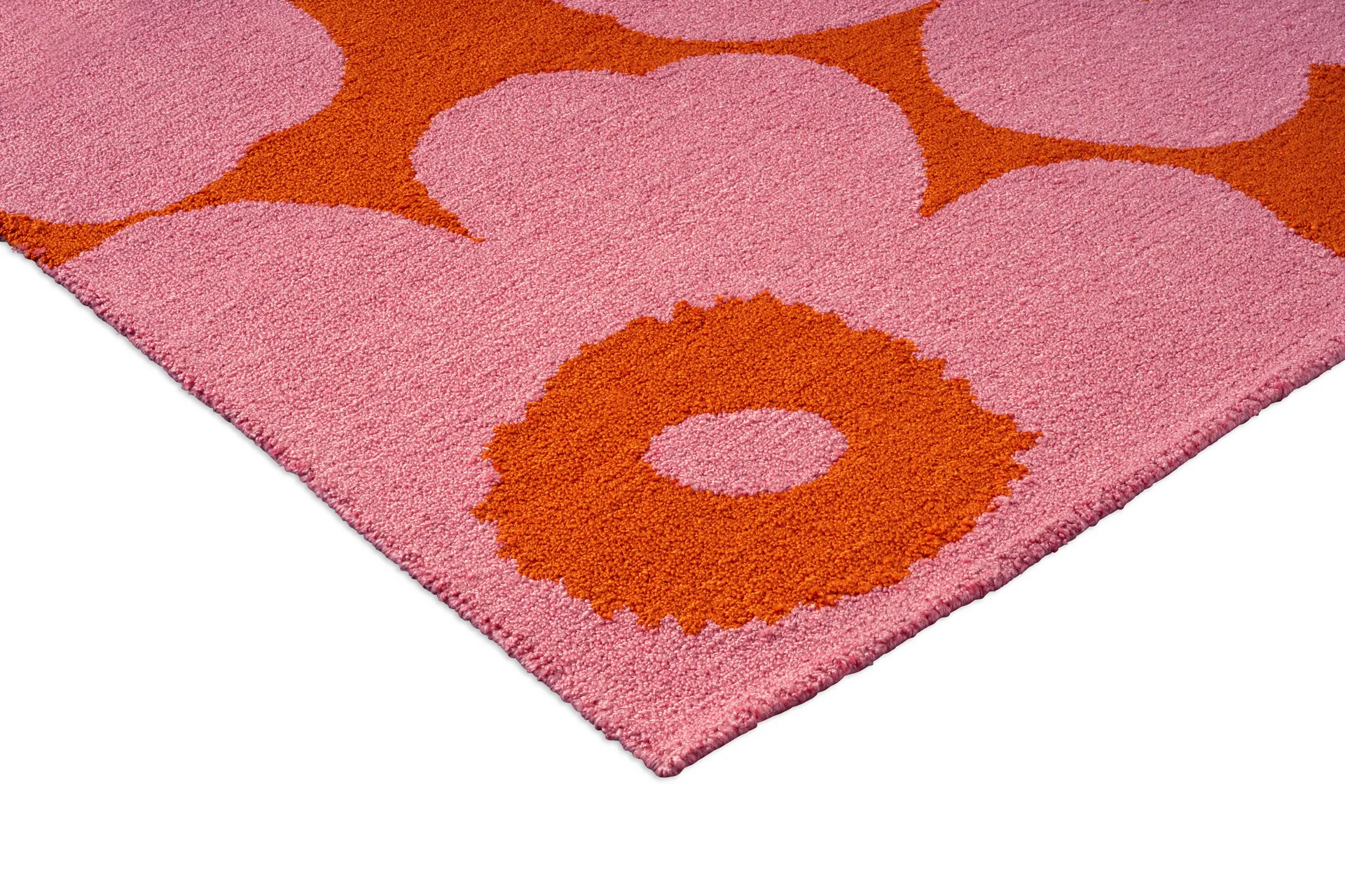 Unikko outdoor rug, Pink-orange, 250x350 cm Marimekko