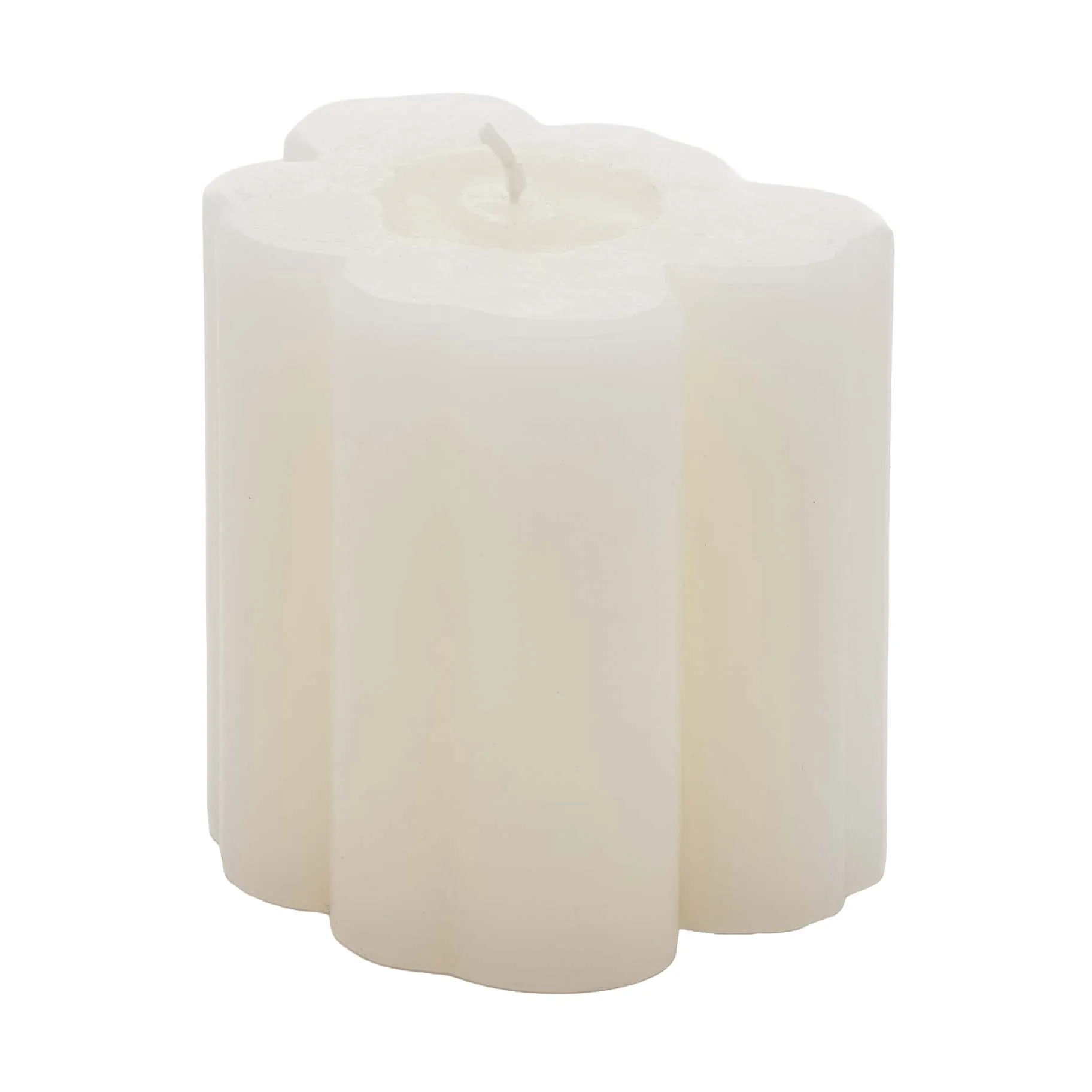 Unikko Shape candle, White Marimekko