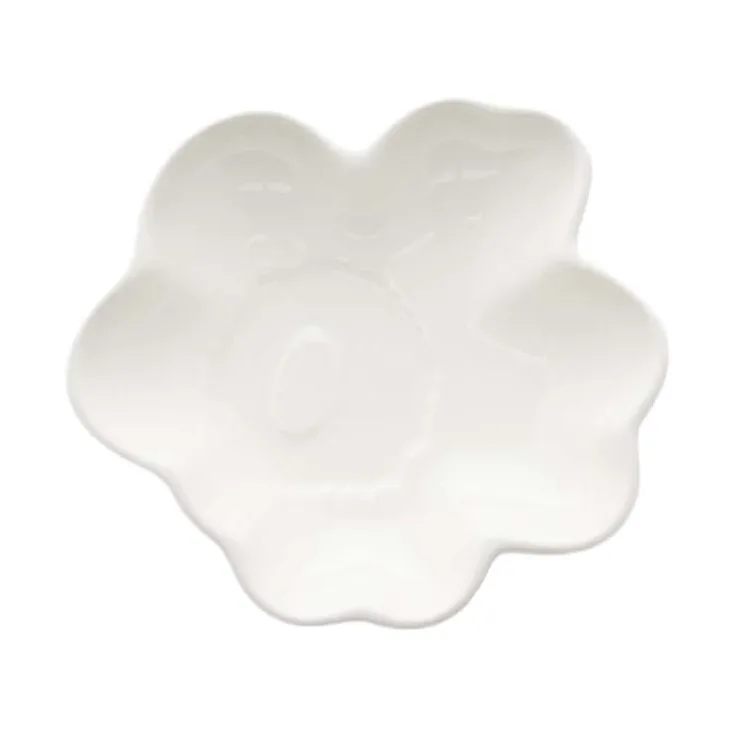 Unikko shape plate 9 cm, White Marimekko