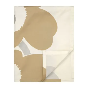 Unikko tablecloth 140x250 cm - Beige-silver-white - Marimekko