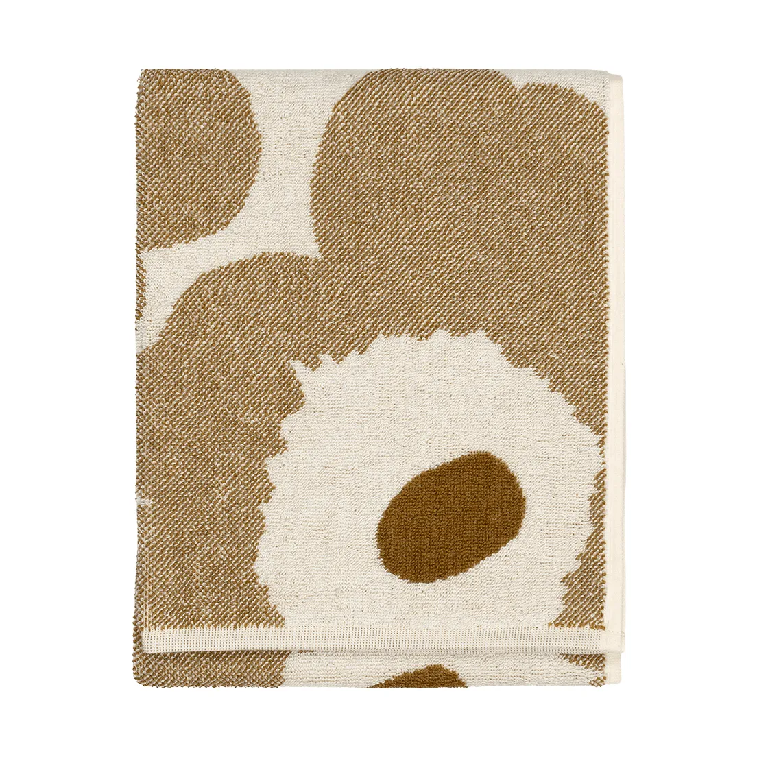 Unikko towel 50x70 cm, Off white-bronze Marimekko