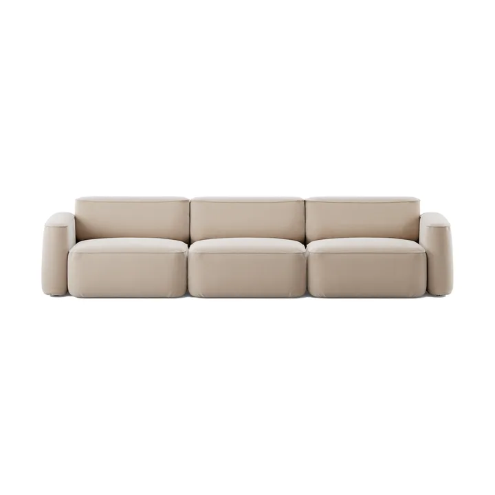 Patch 3-seater sofa - Atlantis 52 Alabaster - Massproductions
