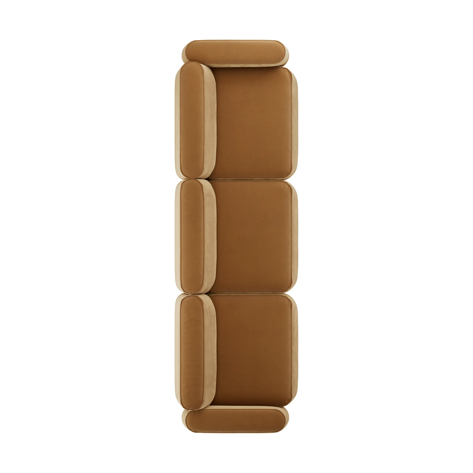 Patch 3-seater sofa, Atlantis 91 Cumin Massproductions