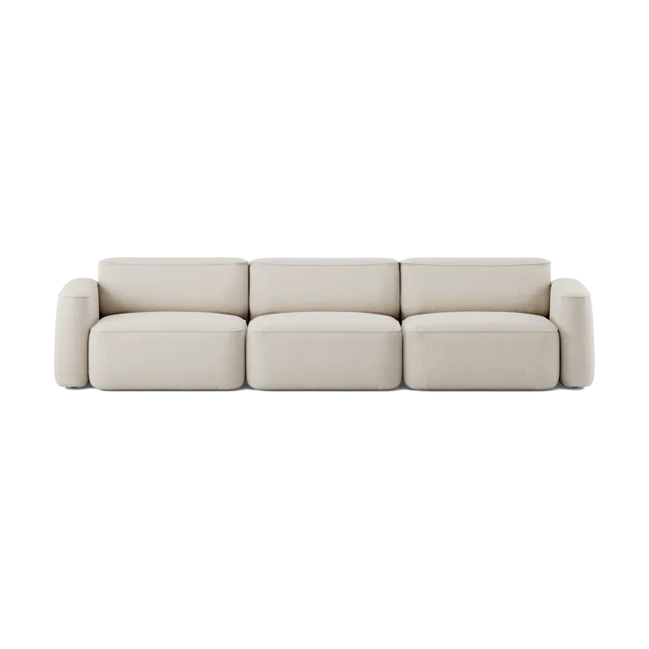 Patch 3-seater sofa - Linara 05 Porridge - Massproductions
