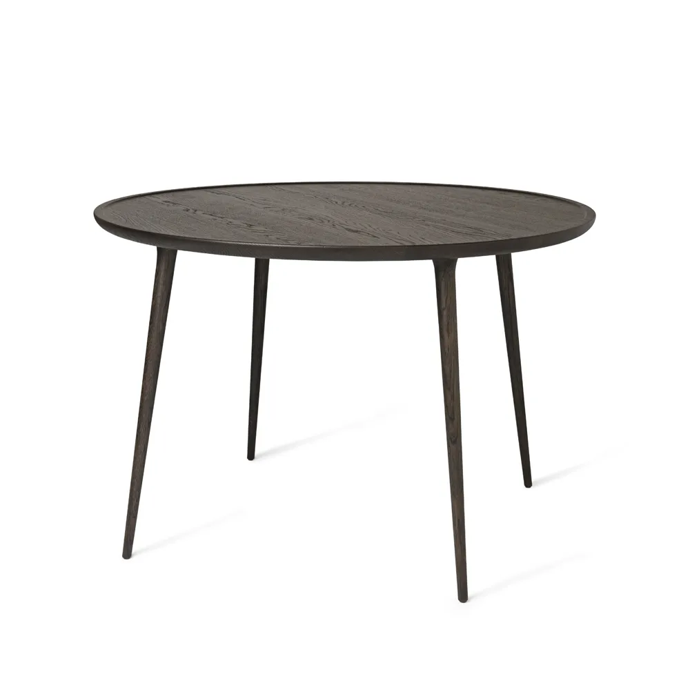 Accent dining table round, Oak sirka grey. ø110 cm Mater