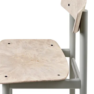 Conscious BM3162 chair - Grey beech-wood waste grey - Mater