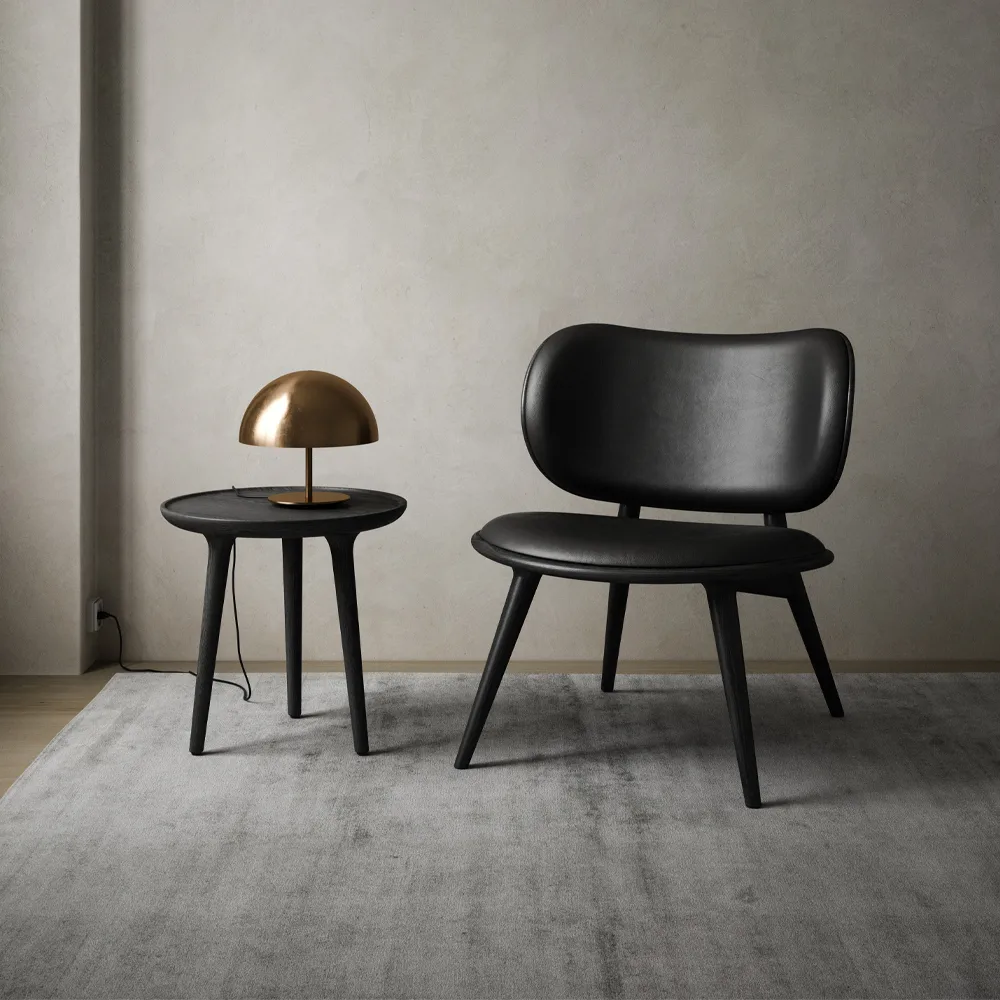 Dome table lamp, black, small Mater