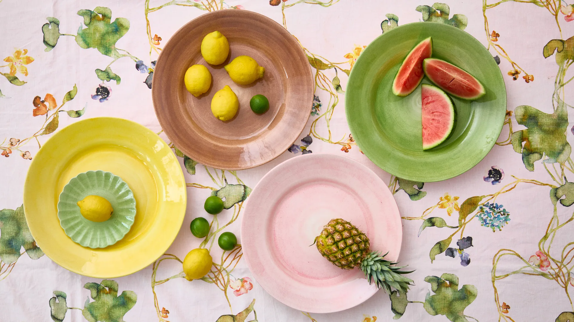 Basic serving platter Ø41 cm, Green Mateus
