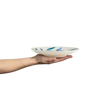 Flowers blossom plate Ø20 cm - White - Mateus