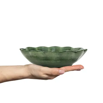 Oyster bowl 16x18 cm - Forest green - Mateus