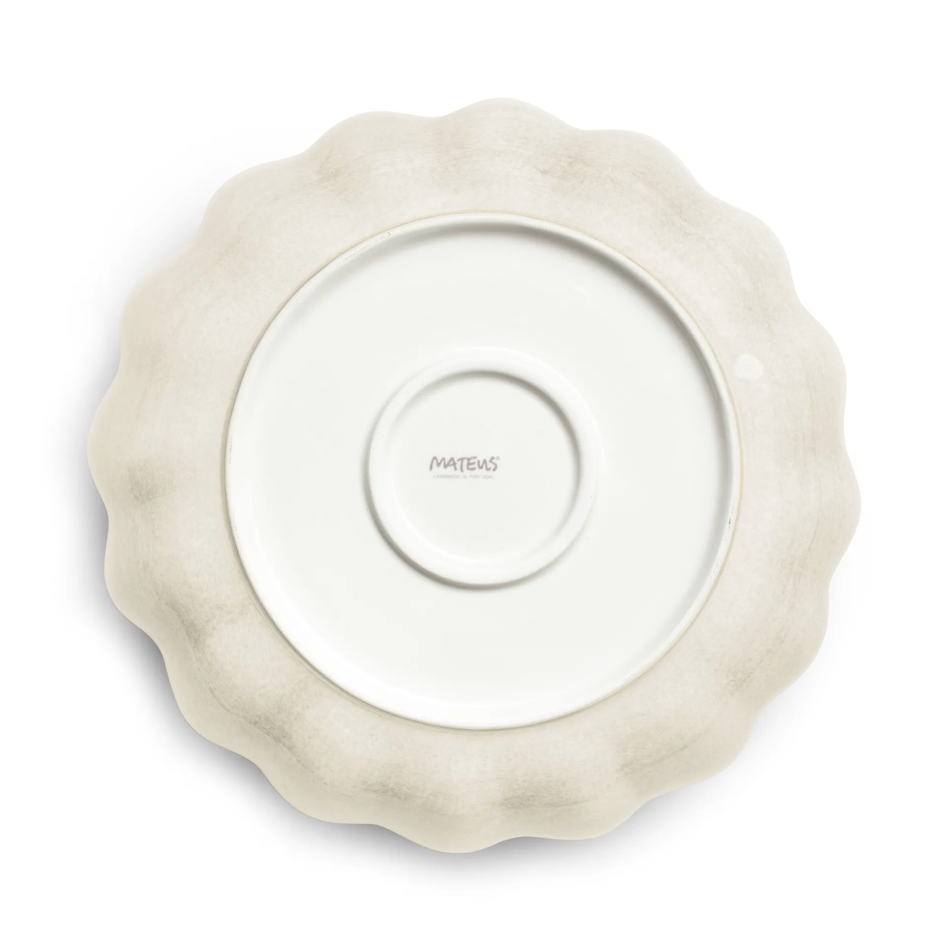 Oyster bowl Ø24 cm, Sand Mateus