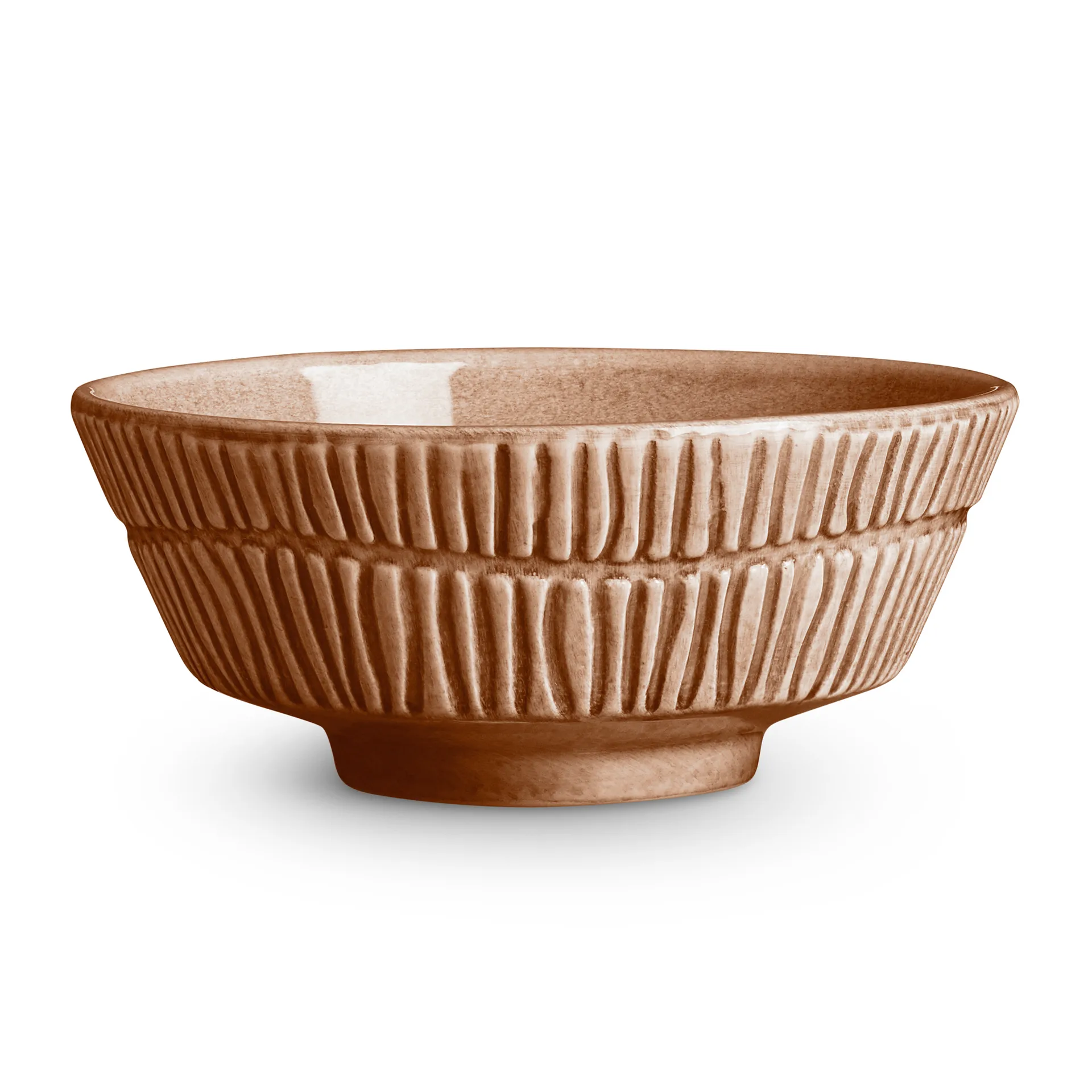 Stripes bowl Ø15 cm, Cinnamon Mateus