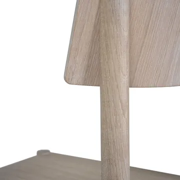 Rod chair - White waxed oak - Mavis