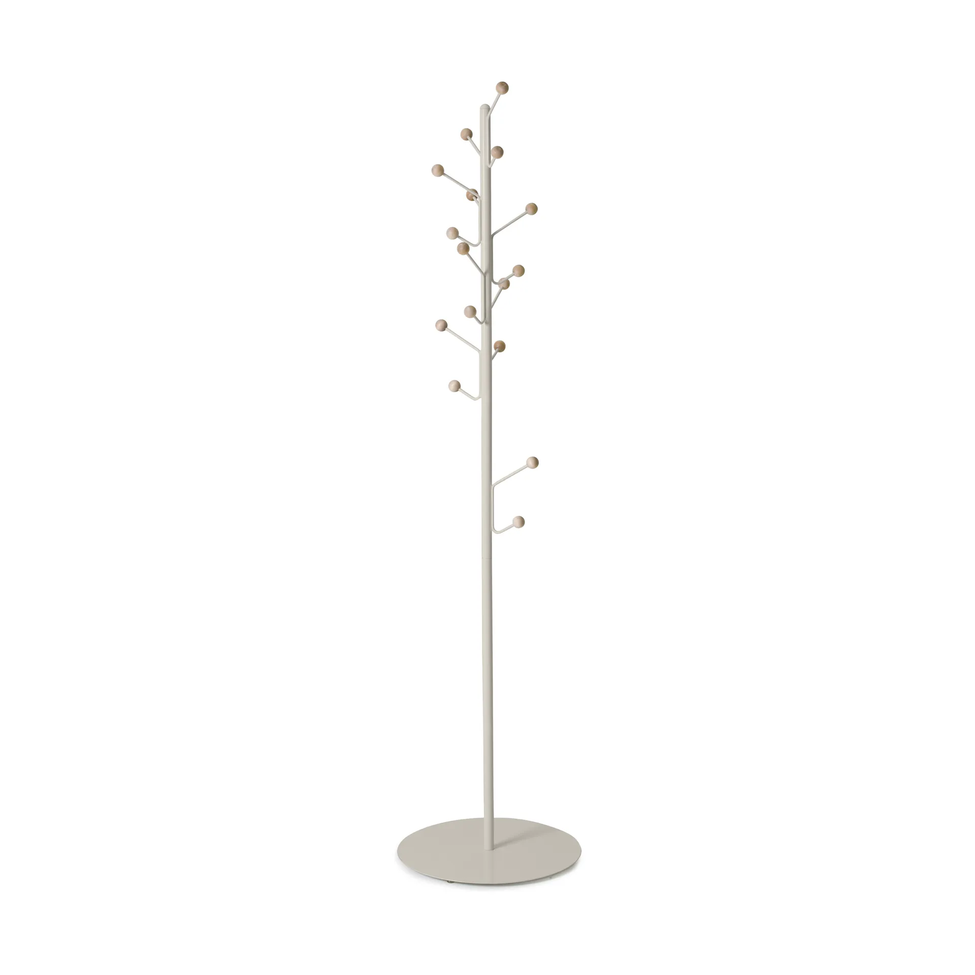 Bill Floor clothes hanger, Greige Maze