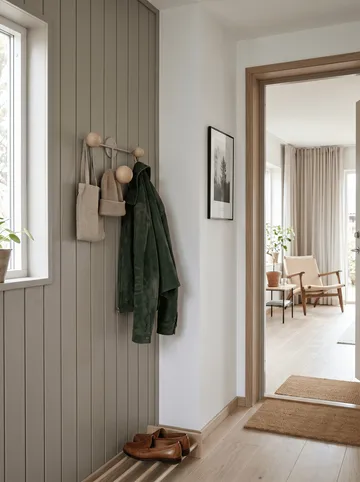 Bill Triple coat rack - Greige - Maze