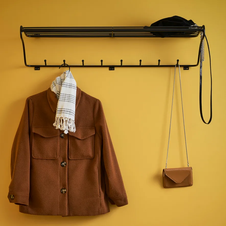 Hat Rack L, black Maze