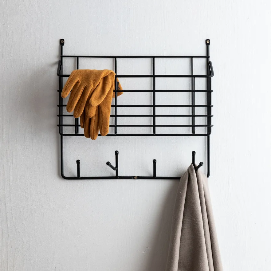Mitten shelf S, Black Maze