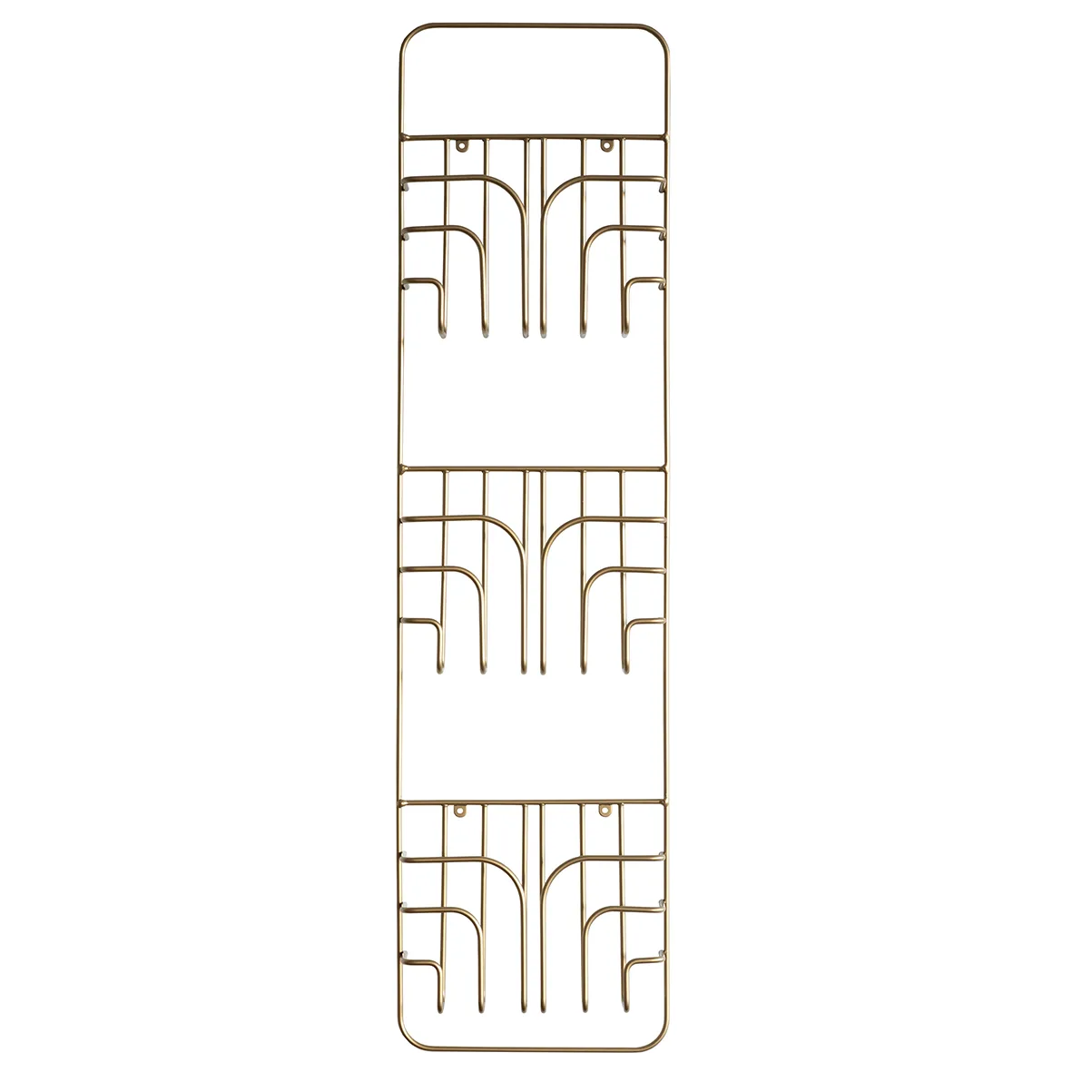 Now magazine holder, brass Maze