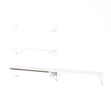 Pythagoras Bundle D shelving system white-white - Maze