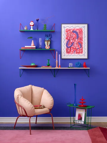 Pythagoras shelf, Large - Ash - Maze