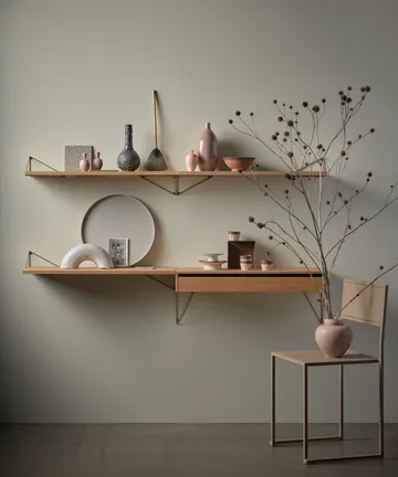 Pythagoras shelf, Large - oak - Maze