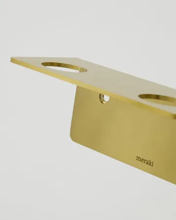 Meraki garment steamer - Brushed brass finish, for 2 bottles - Meraki