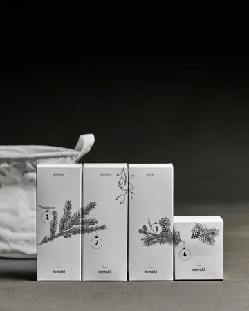 Meraki Gift Set Advent Calendar - Meadow bliss, Silent amber - Meraki