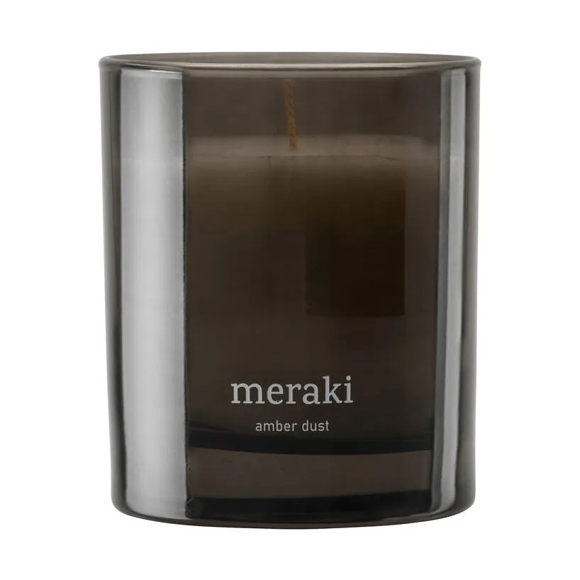 Meraki scented candle, 35 hours, Amber dust Meraki