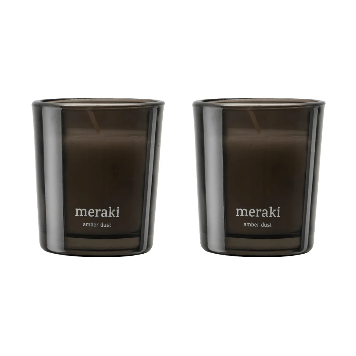 Meraki scented candles 12 hours 2-pack, Amber dust Meraki