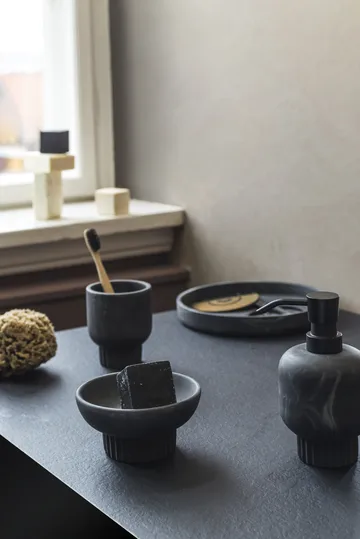Attitude soap cup - Black - Mette Ditmer
