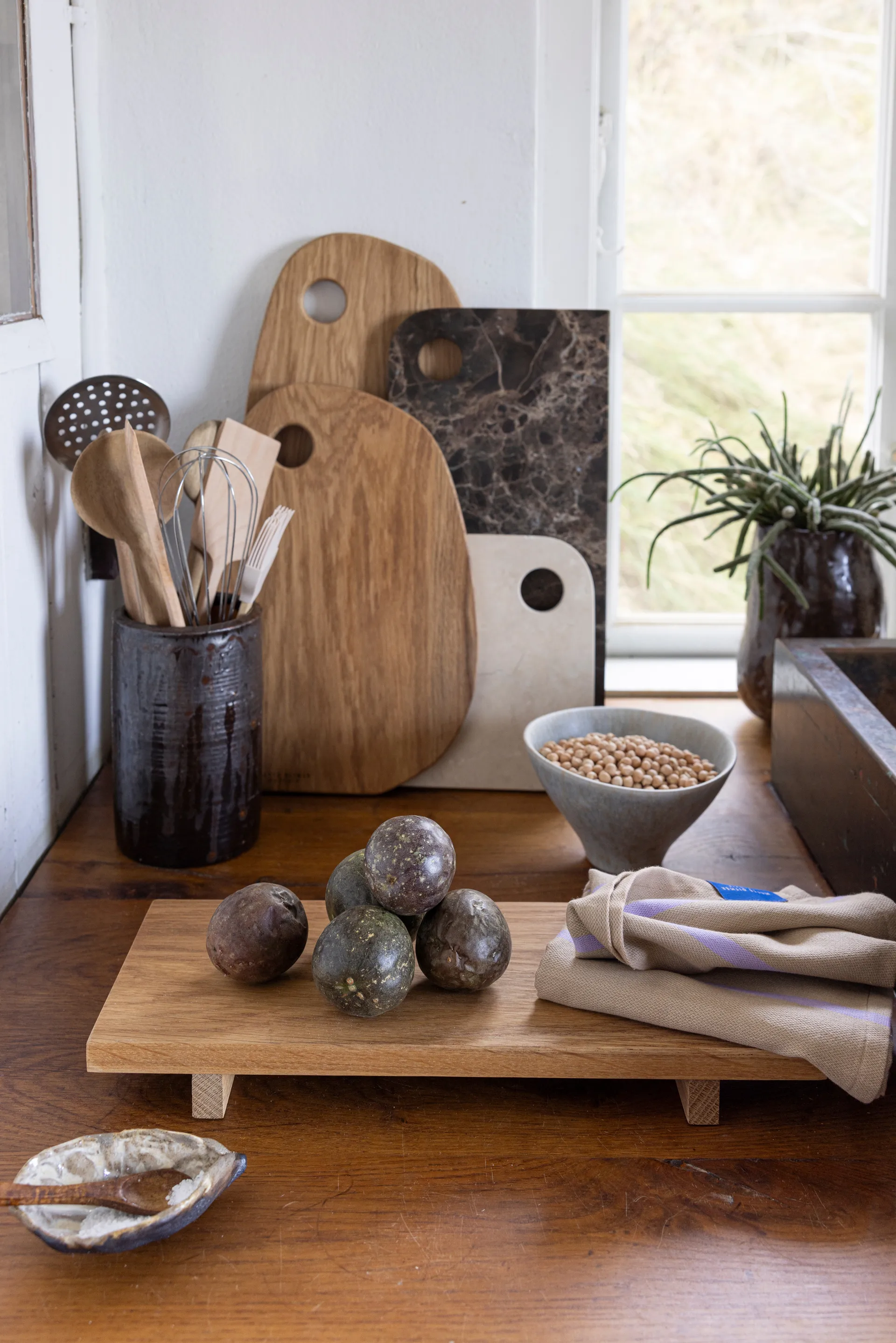Authentic serving tray, Natural, 15x36 cm Mette Ditmer