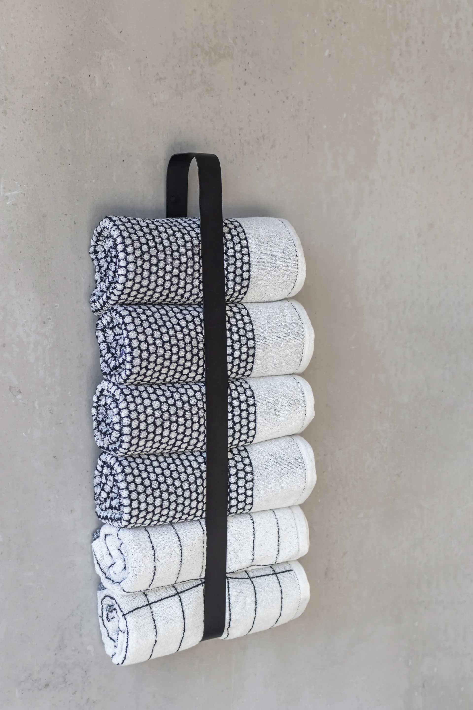 Carry towel hanger 52 cm, Black Mette Ditmer