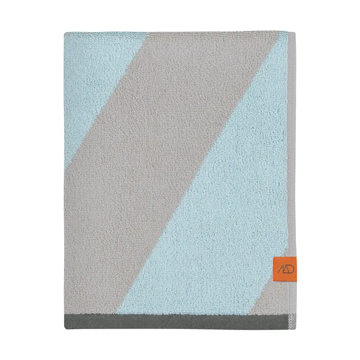 Diagonal guest towel 40x55 cm 2-pack - Mint - Mette Ditmer