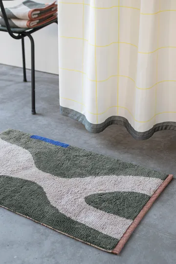Figura mat rug - Dark olive, 50x80 cm - Mette Ditmer
