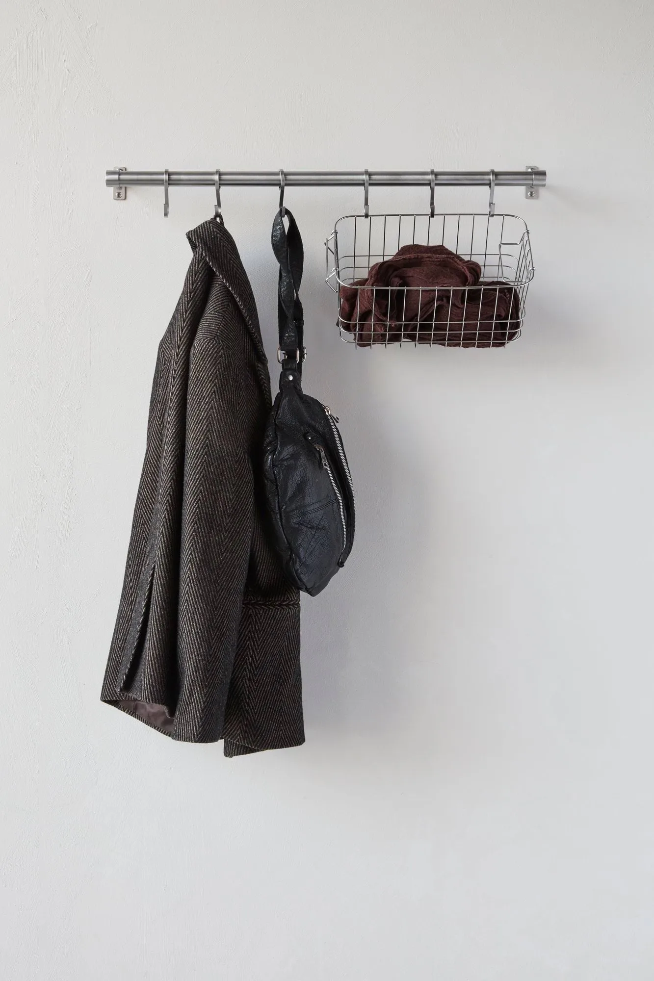 Hang-it clothes rack, Silver-coloured, 11x70x5.5 cm Mette Ditmer
