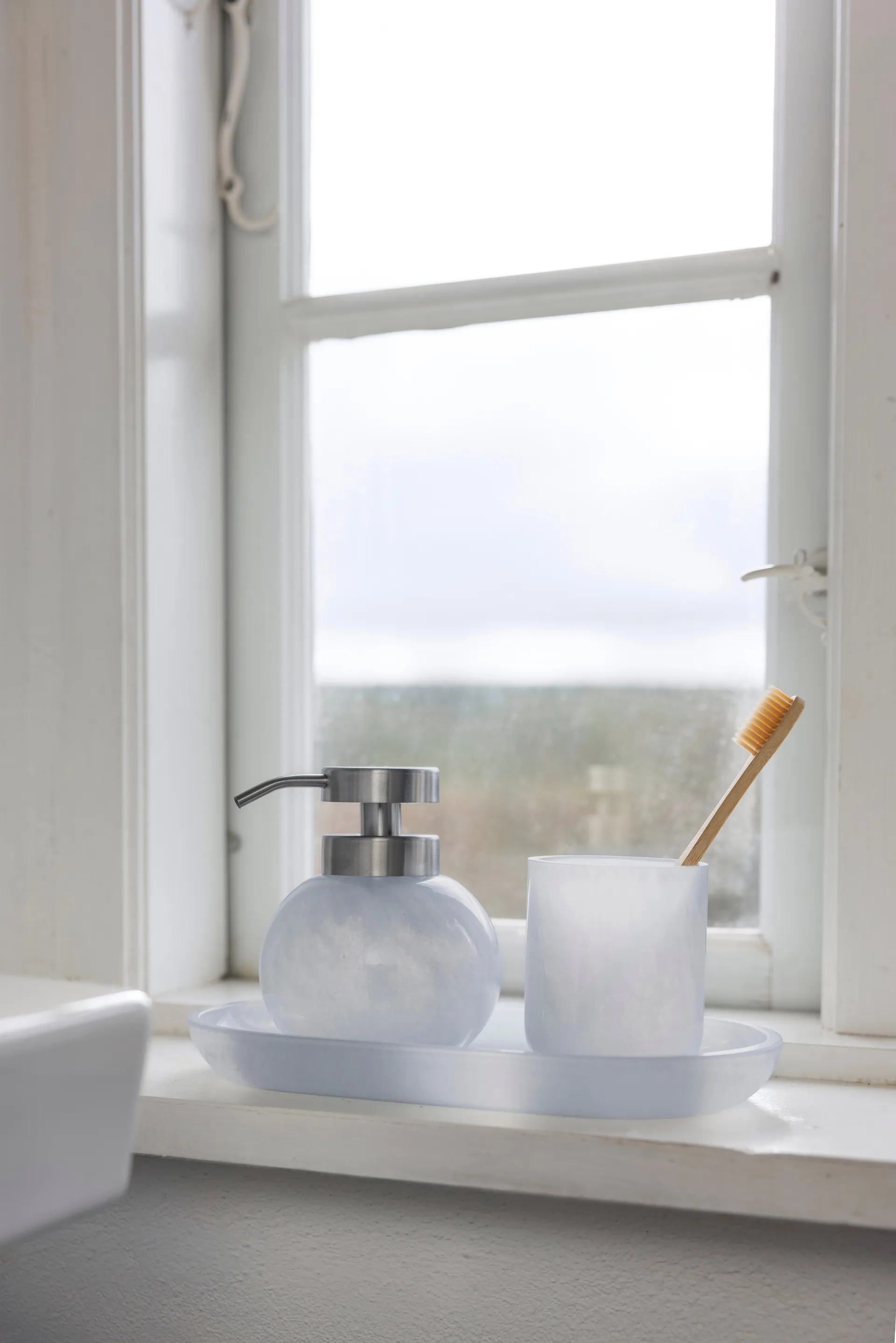 Opal tray, Light blue, 14x25.5 cm Mette Ditmer