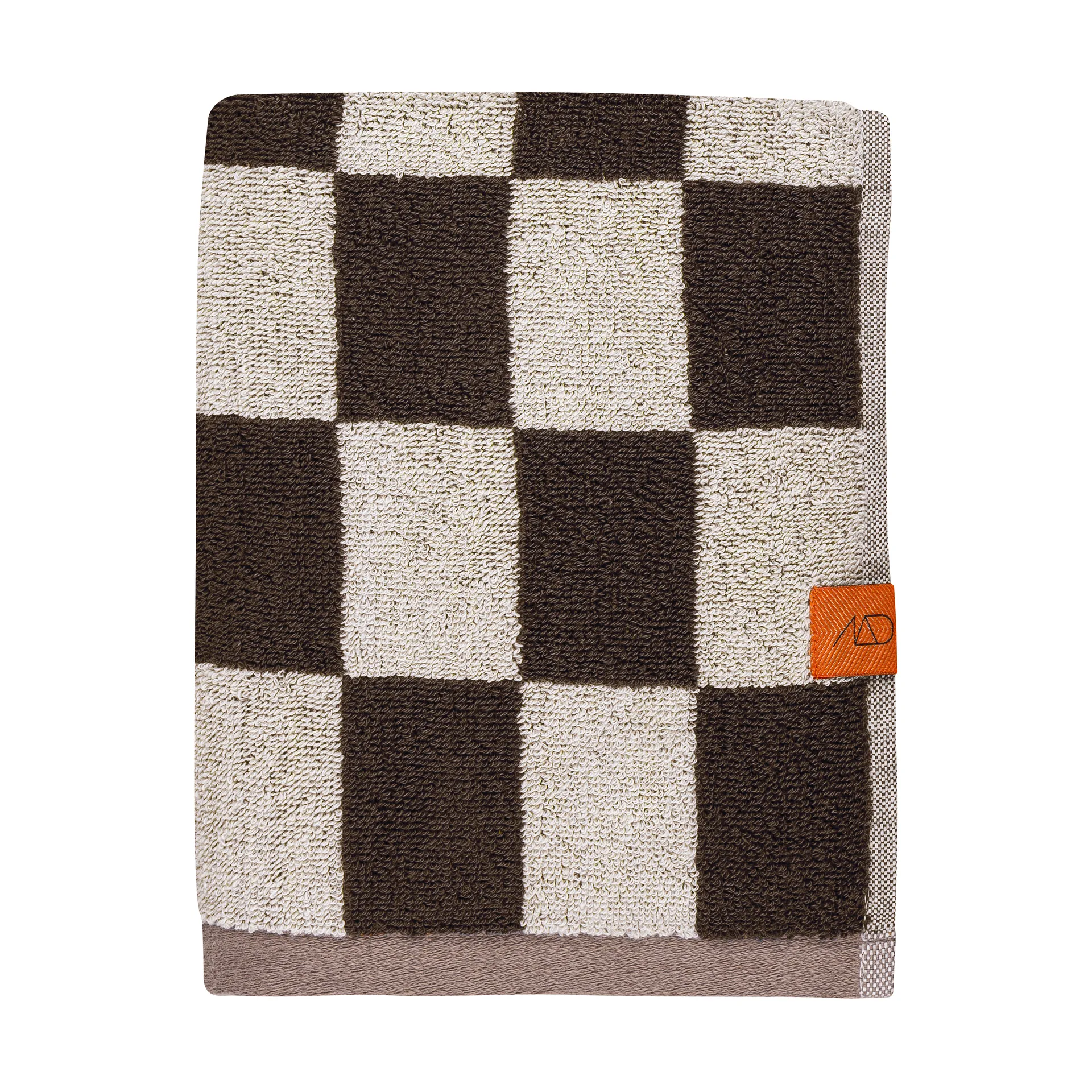 Retro towel, Chocolate, 50x90 cm Mette Ditmer
