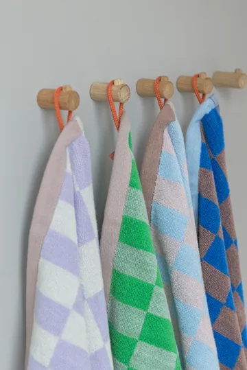 Retro towel - Cobalt, 40x55 cm, 2-pack - Mette Ditmer