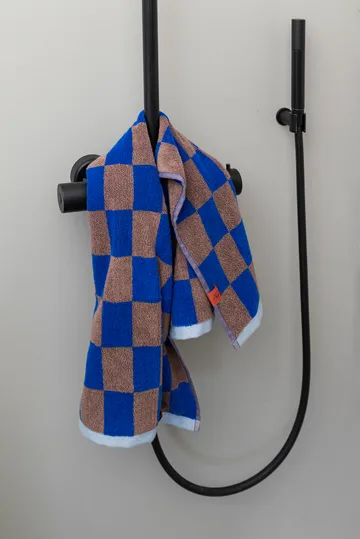 Retro towel - Cobalt, 50x90 cm - Mette Ditmer