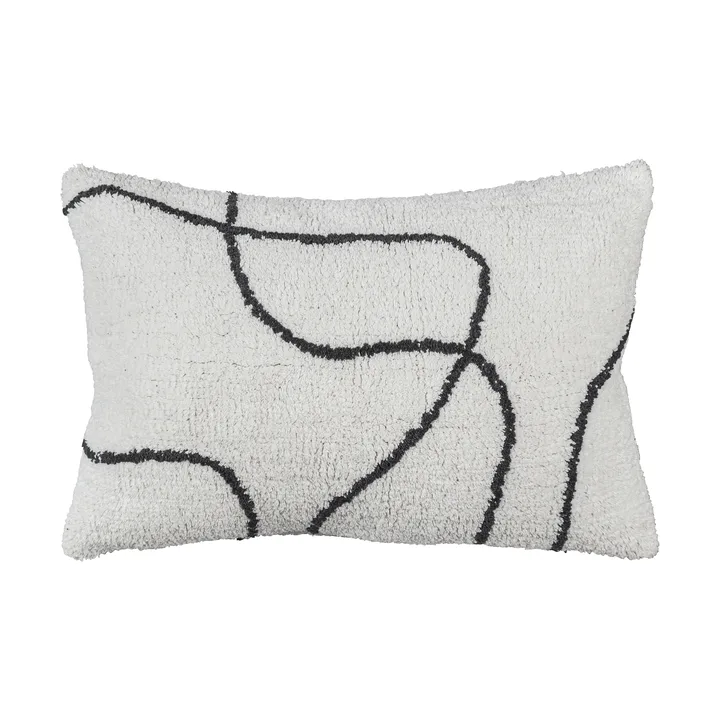 Shadow tufted cushion cover 40x60 cm - Off-white - Mette Ditmer
