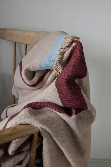 Studio throw blanket - Wine, 130x175 cm - Mette Ditmer