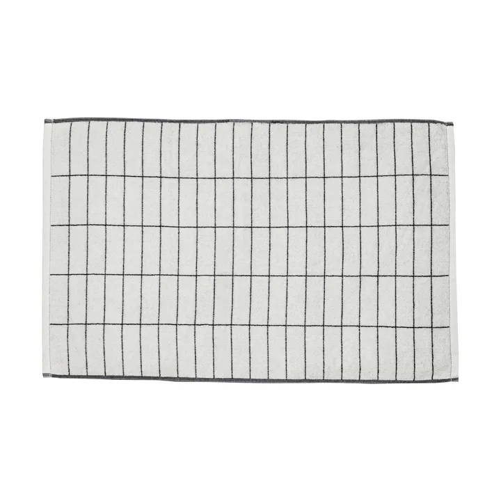 Tile Stone bathroom mat 50x80 cm - Black-off white - Mette Ditmer