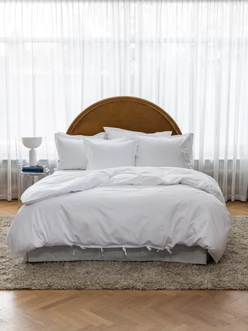 Satina duvet cover EKO - White, 150x210 cm - Mille Notti